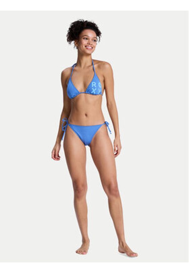 Roxy Bikini Solid Essentials ERJX203595 Niebieski. Kolor: niebieski. Materiał: syntetyk