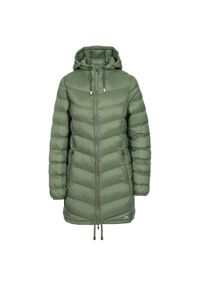 TRESPASS - Kurtka Damska Rianna. Kolor: szary. Materiał: puch, poliamid. Sport: turystyka piesza #1