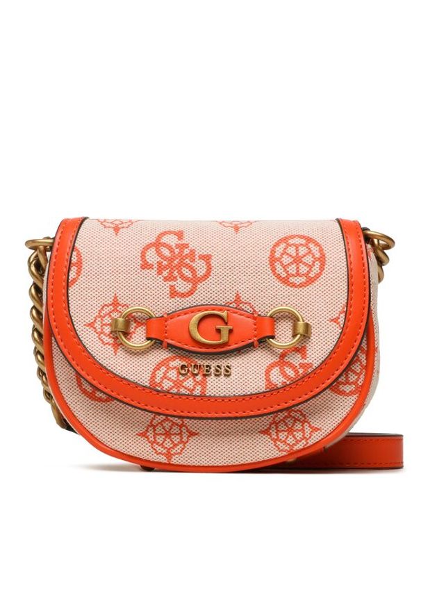 Guess Torebka Izzy (PB) Mini Bags HWPB86 54780 Beżowy. Kolor: beżowy