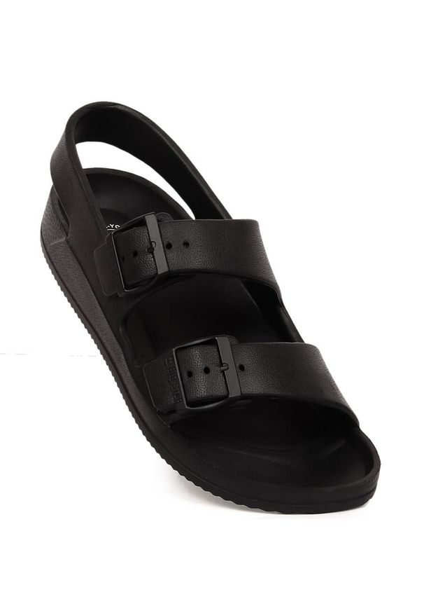 Big-Star - Sandały damskie sportowe piankowe czarne Big Star LL274745. Okazja: na co dzień, na plażę. Kolor: czarny. Materiał: tworzywo sztuczne. Styl: sportowy