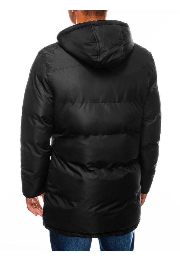 Czarna kurtka Ombre Clothing na zimę