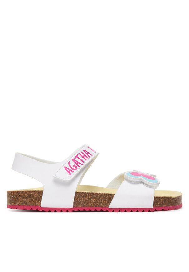 Sandały Agatha Ruiz de la Prada. Kolor: biały