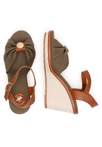 Beverly Hills Polo Club Sandały WYL3888-4 Khaki. Kolor: brązowy. Materiał: materiał #2