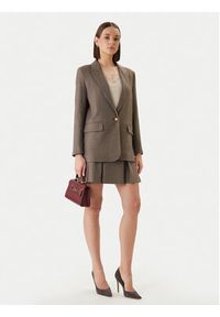 Morgan Marynarka 261-VEN.F Brązowy Regular Fit. Kolor: brązowy. Materiał: wiskoza, syntetyk #4