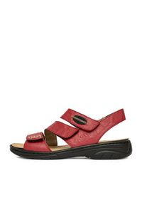 Rieker Sandały CEO-64573-33 Czerwony. Kolor: czerwony. Materiał: skóra #2