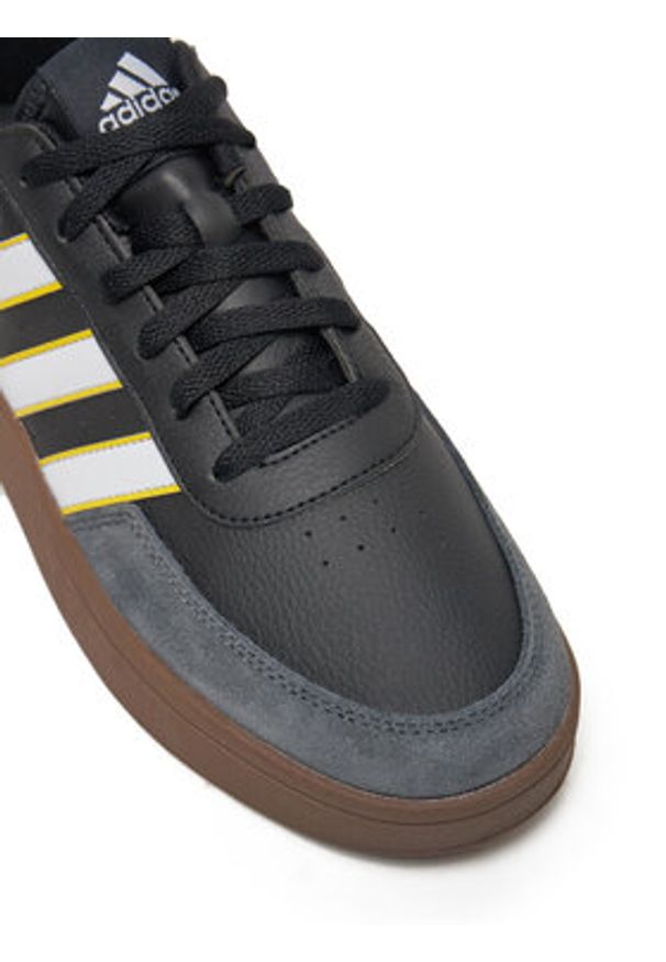 Adidas - adidas Sneakersy Breaknet 2.0 JP5382 Czarny. Kolor: czarny. Materiał: skóra