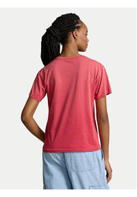 Polo Ralph Lauren T-Shirt 211935590001 Czerwony Regular Fit. Typ kołnierza: polo. Kolor: czerwony. Materiał: bawełna #4