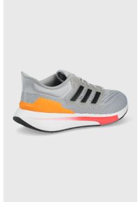 Adidas - adidas buty do biegania EQ21 Run GZ0602 kolor szary. Zapięcie: sznurówki. Kolor: szary. Materiał: poliester, materiał, guma. Szerokość cholewki: normalna. Sport: bieganie #2
