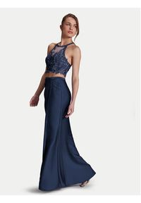 Hey Kyla Sukienka wieczorowa 5AI066HK Granatowy Slim Fit. Kolor: niebieski. Materiał: syntetyk. Styl: wizytowy