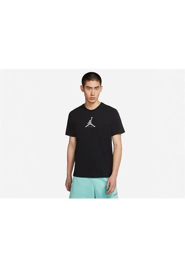Koszulka sportowa męska Nike Air Jordan Brand 23. Kolor: czarny. Materiał: bawełna. Długość rękawa: krótki rękaw. Długość: krótkie. Sport: fitness