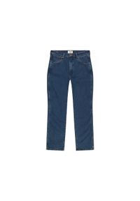 Wrangler - WRANGLER MĘSKIE SPODNIE JEANSOWE LARSTON BLUE GREY 112355025