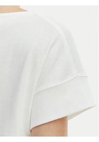 TOMMY HILFIGER - Tommy Hilfiger T-Shirt WW0WW49723 Écru Loose Fit. Kolor: kremowy. Materiał: bawełna #5