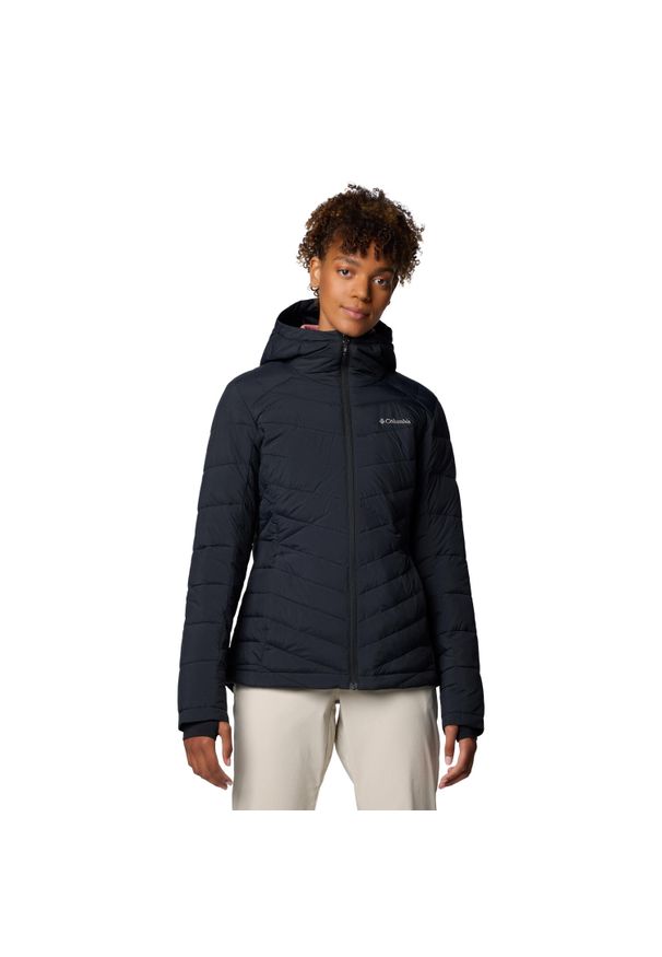 columbia - Kurtka sportowa damska Joy Peak Hooded Jacket W. Kolor: czarny. Materiał: poliester. Sport: turystyka piesza