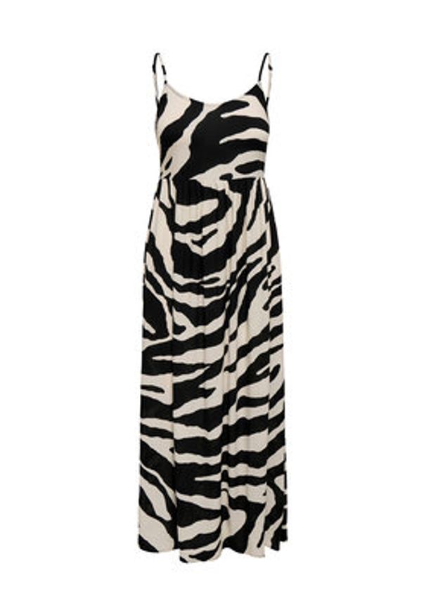 only - ONLY Sukienka letnia Nova 15347730 Czarny Regular Fit. Kolor: czarny. Materiał: wiskoza. Sezon: lato