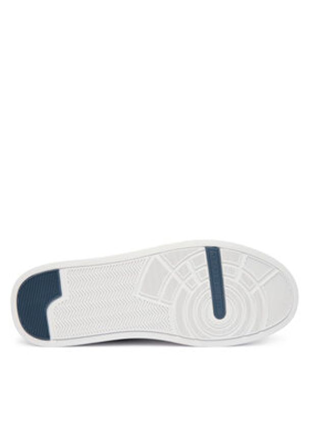 TOMMY HILFIGER - Tommy Hilfiger Sneakersy Th Court Suede FM0FM05824 Niebieski. Kolor: niebieski. Materiał: skóra, zamsz