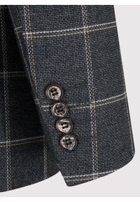 Pako Lorente - PAKO LORENTE – Szara marynarka męska w kratę. Okazja: na co dzień. Kolor: szary. Materiał: poliester, wiskoza, elastan. Styl: casual #2