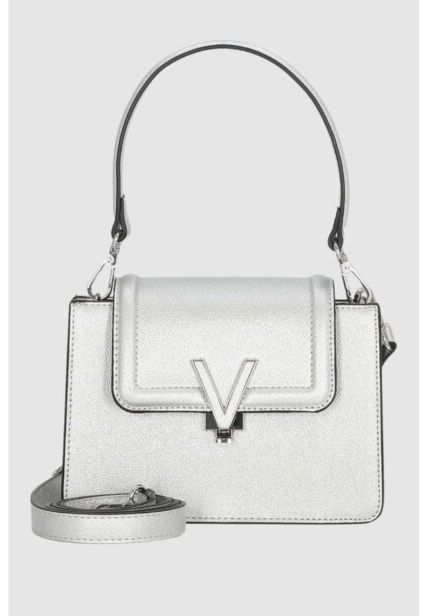 Valentino by Mario Valentino - VALENTINO Srebrna torebka Queens. Kolor: srebrny