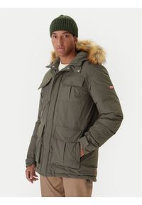 Hunter Parka Angus HARM0018252 Zielony Regular Fit. Kolor: zielony. Materiał: syntetyk
