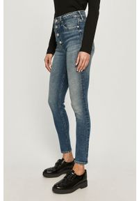 Calvin Klein Jeans - Jeansy. Stan: podwyższony. Kolor: niebieski. Materiał: bawełna, denim, elastan #1