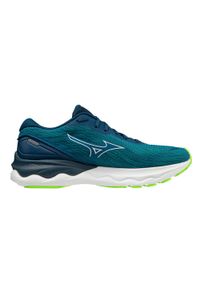Buty do biegania męskie Mizuno Wave Skyrise 3 niebieskie. Kolor: niebieski. Model: Mizuno Wave