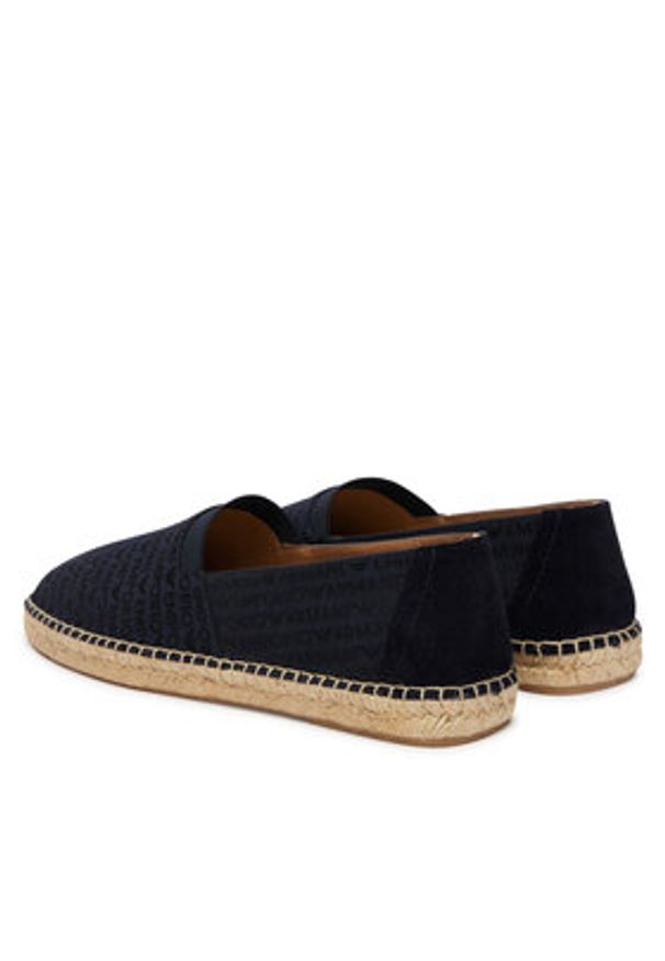 Emporio Armani Espadryle EM005853 AF25529 MB418 Granatowy. Kolor: niebieski. Materiał: materiał