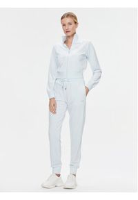 Guess Bluza V3BQ22 KBXI2 Niebieski Regular Fit. Kolor: niebieski. Materiał: syntetyk