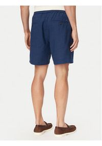 TOMMY HILFIGER - Tommy Hilfiger Szorty materiałowe Dover MW0MW44357 Niebieski Regular Fit. Kolor: niebieski. Materiał: len #3