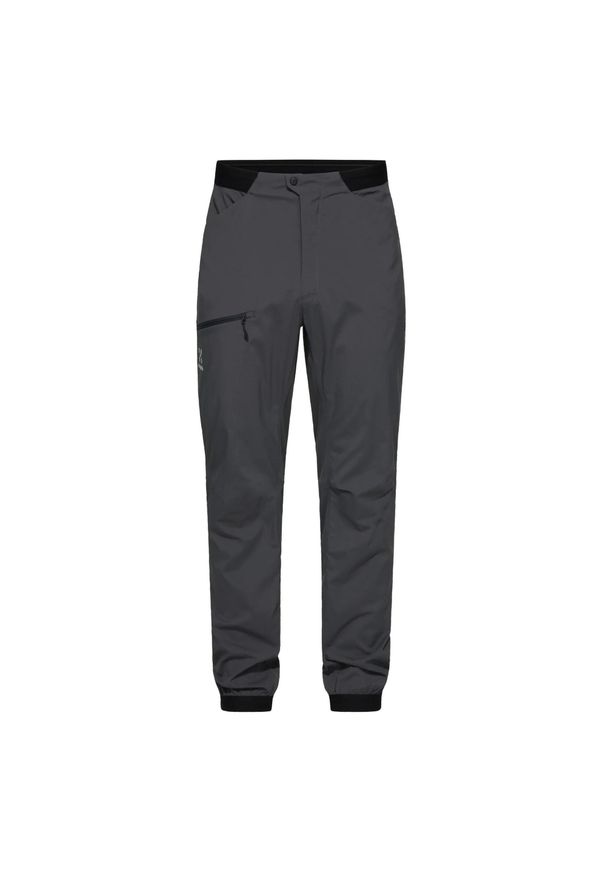 Haglöfs - Spodnie softshell męskie Haglofs L.I.M Fuse Pant. Kolor: szary. Materiał: softshell. Sezon: lato. Sport: turystyka piesza