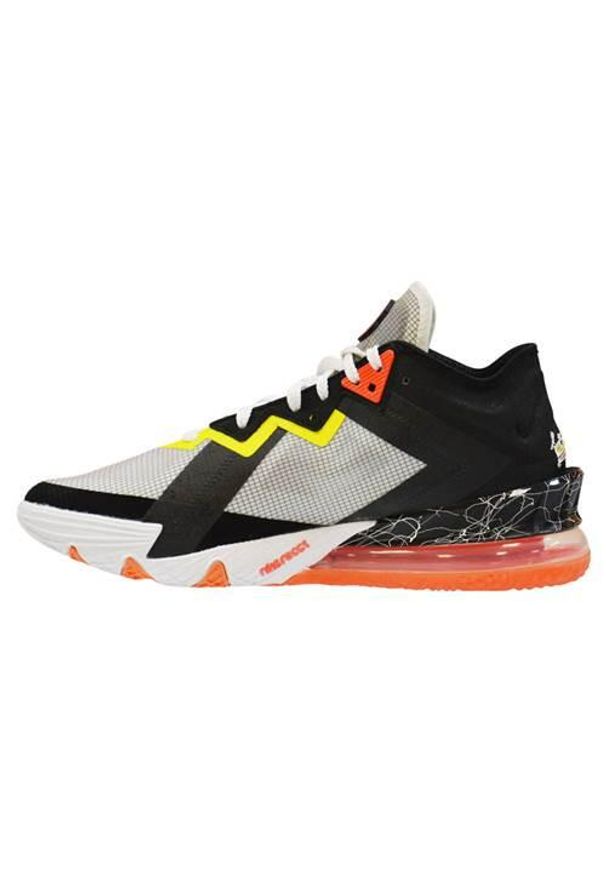 Buty koszykarskie męskie Nike Lebron 18 Sylvester VS Tweety. Zapięcie: sznurówki. Kolor: wielokolorowy, czarny. Materiał: materiał. Szerokość cholewki: normalna