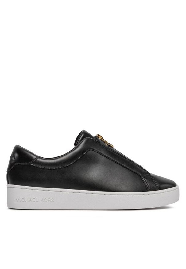 MICHAEL Michael Kors Sneakersy Keaton Zip Slip On 43R4KTFP1L Czarny. Zapięcie: bez zapięcia. Kolor: czarny. Materiał: skóra