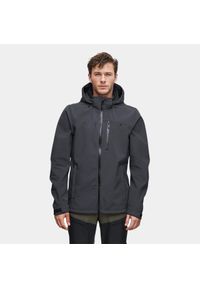 Kurtka męska softshell Alpinus Roignais. Kolor: czarny, szary, wielokolorowy. Materiał: softshell. Sport: turystyka piesza
