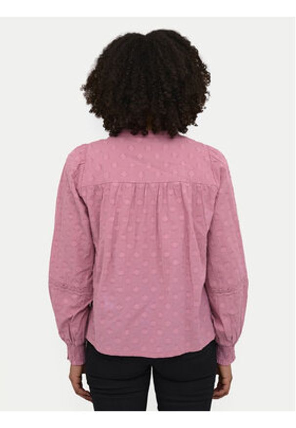 Kaffe Koszula Enya 10509091 Różowy Regular Fit. Kolor: różowy. Materiał: bawełna