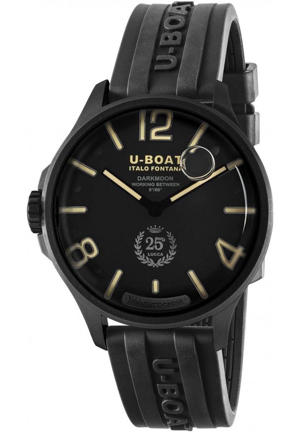 NoName - Zegarek męski U-BOAT 2026 czarny. Kolor: czarny