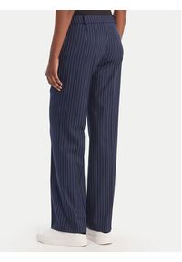 Hugo - HUGO Spodnie materiałowe Hilando 50554458 Granatowy Slim Fit. Kolor: niebieski. Materiał: syntetyk, wiskoza #4