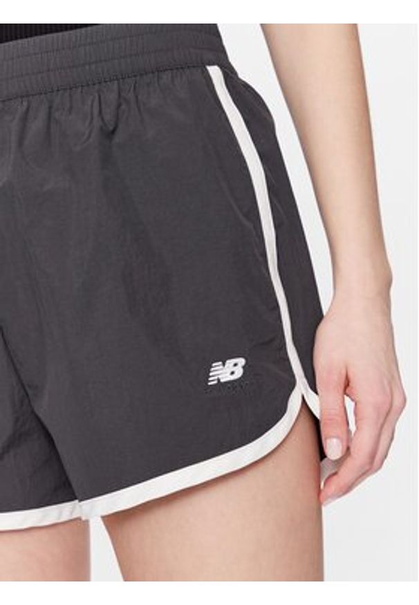 New Balance Szorty sportowe WS31500 Szary Athletic Fit. Kolor: szary. Materiał: syntetyk