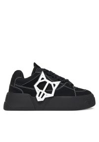 Naked Wolfe Sneakersy Kosa Czarny. Kolor: czarny. Materiał: skóra