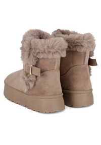 Jenny Fairy Śniegowce WSX23-15 Beżowy. Kolor: beżowy. Materiał: materiał #6