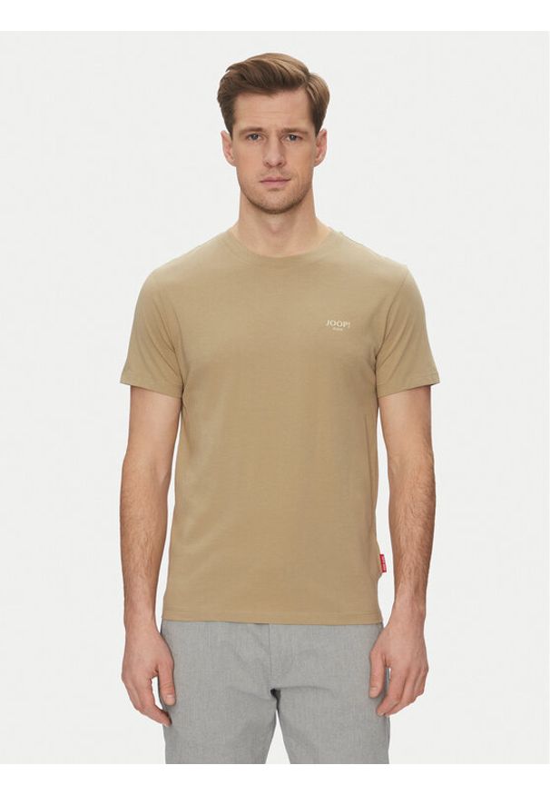 JOOP! Jeans T-Shirt 15 JJJ-32Alphis 30045926 Beżowy Modern Fit. Kolor: beżowy. Materiał: bawełna