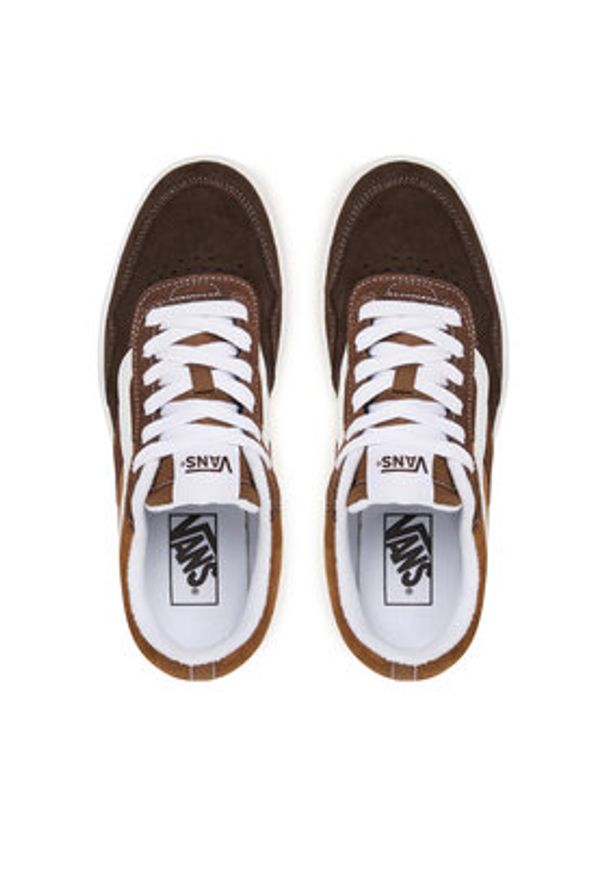 Vans Sneakersy Cruze 3.0 VN000D6S3N11 Brązowy. Kolor: brązowy. Materiał: skóra, zamsz