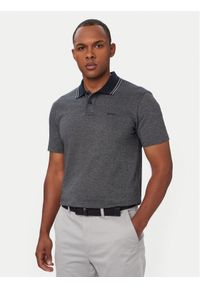 BOSS - Boss Polo Peoxfordnew 50507814 Granatowy Relaxed Fit. Typ kołnierza: polo. Kolor: niebieski. Materiał: bawełna #1