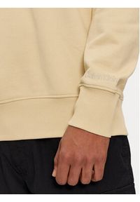 Calvin Klein Jeans Bluza Mirrored Ck Logo Hoodie J30J324630 Beżowy Regular Fit. Kolor: beżowy. Materiał: bawełna #4