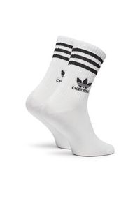 Adidas - adidas Zestaw 3 par wysokich skarpet unisex IJ0733 Biały. Kolor: biały. Materiał: bawełna, materiał