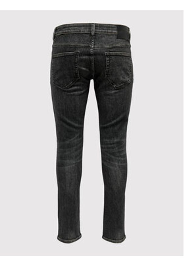 Only & Sons Jeansy Loom 22023145 Czarny Slim Fit. Kolor: czarny