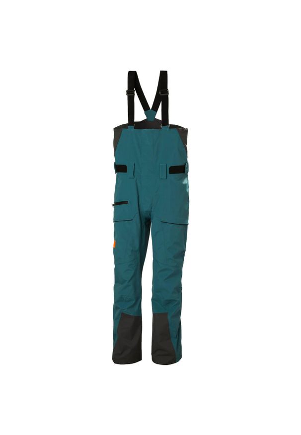 Spodnie narciarskie z szelkami Helly Hansen Sogn Shell. Kolor: zielony. Sezon: zima. Sport: narciarstwo