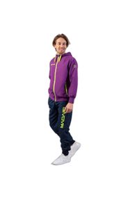 Dres z mikrofibry Givova Winner. Kolor: wielokolorowy, fioletowy, żółty. Materiał: dresówka, mikrofibra #2