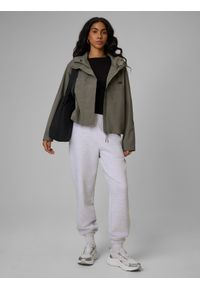 4f - 4F Longsleeve slim gładki damski - czarny XS. Okazja: na co dzień. Kolor: czarny. Materiał: dzianina, elastan, bawełna. Długość rękawa: długi rękaw. Wzór: gładki. Styl: casual, klasyczny #2