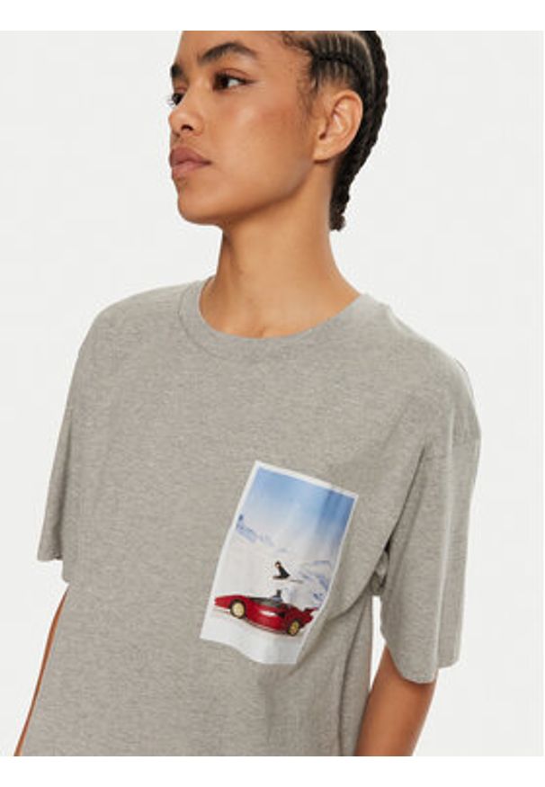 2NDDAY T-Shirt Arale 2245243315 Szary Oversize. Kolor: szary. Materiał: bawełna