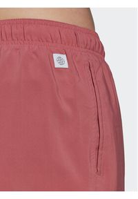 Adidas - adidas Szorty kąpielowe Short Length Solid Swim Shorts HT2163 Różowy Regular Fit. Kolor: różowy. Materiał: syntetyk