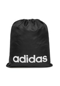 Adidas - adidas Worek Linear Gym Sack JE8342 Czarny. Kolor: czarny. Materiał: materiał #1