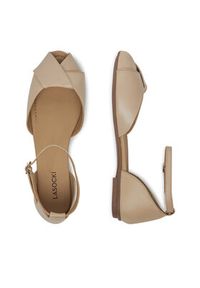 Lasocki Sandały WI23-SORANO-04 Écru. Materiał: skóra #6